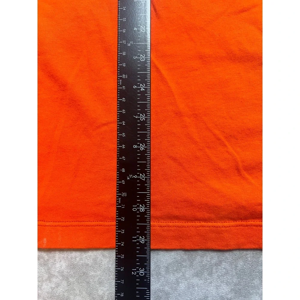 Arc'teryx T-Shirt Mens Large Orange Graphic Logo Short Sleeve Cotton Tee